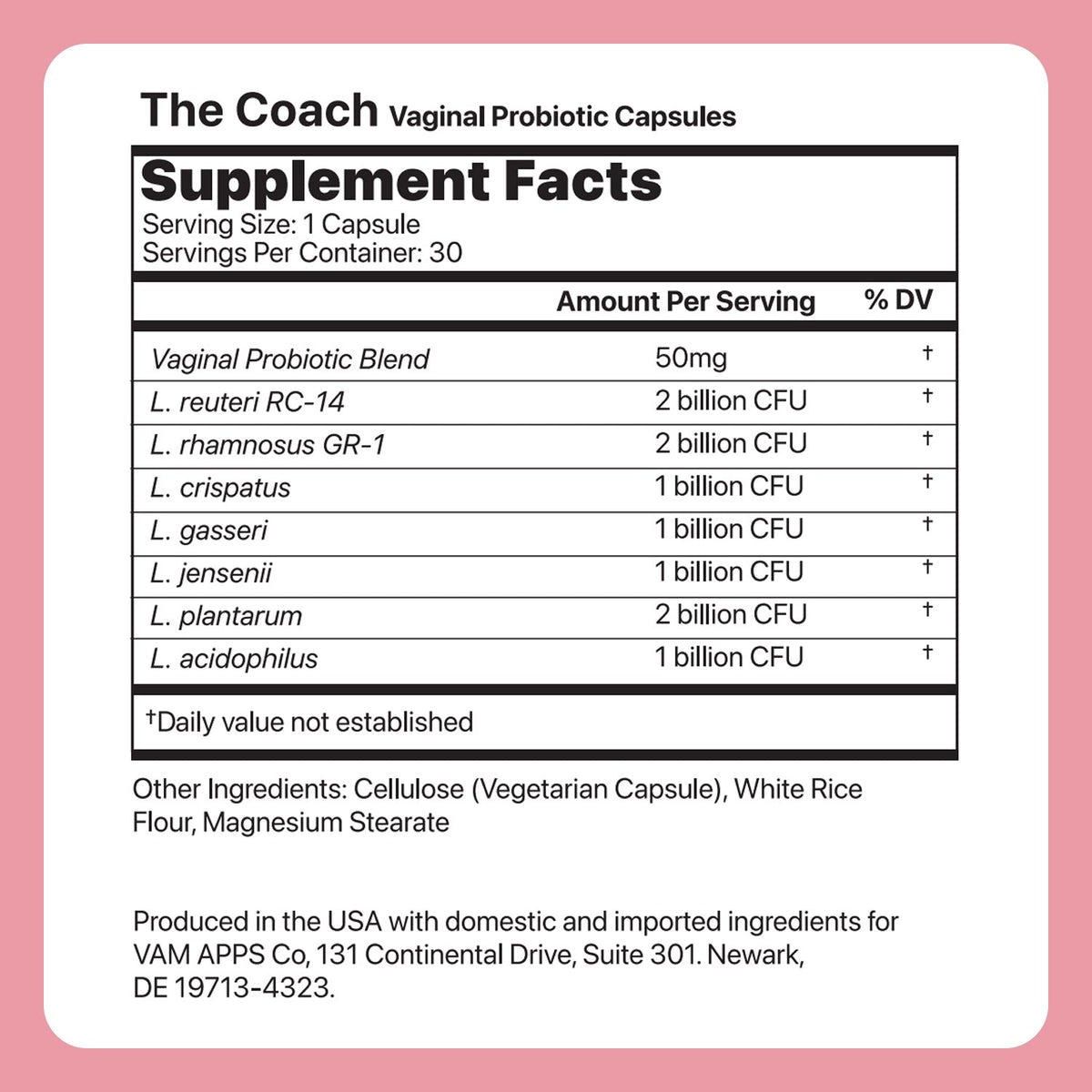 Formula 05 for her: Vaginal Health - The Coach Shop